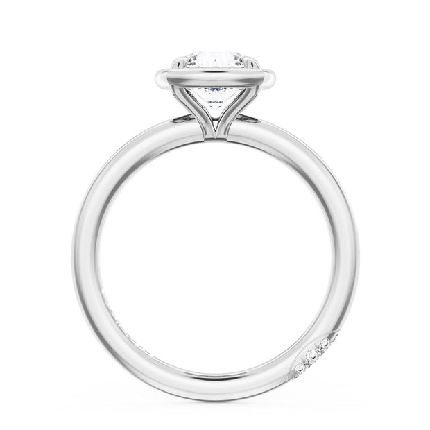 Cushion Solitaire Engagement Ring