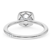 Cushion Solitaire Engagement Ring