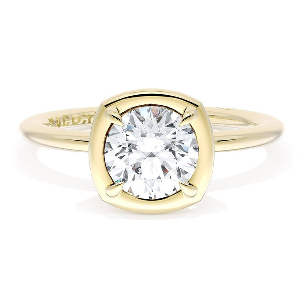 Cushion Solitaire Engagement Ring