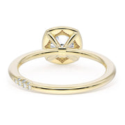 Cushion Solitaire Engagement Ring