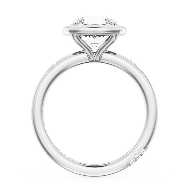 Cushion Solitaire Engagement Ring