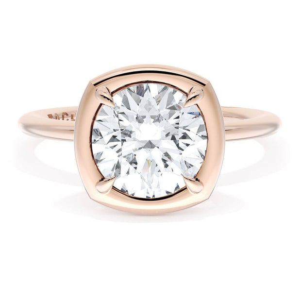 Cushion Solitaire Engagement Ring