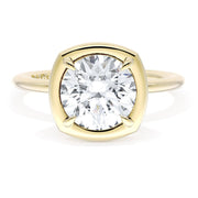 Cushion Solitaire Engagement Ring