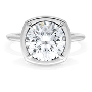 Cushion Solitaire Engagement Ring
