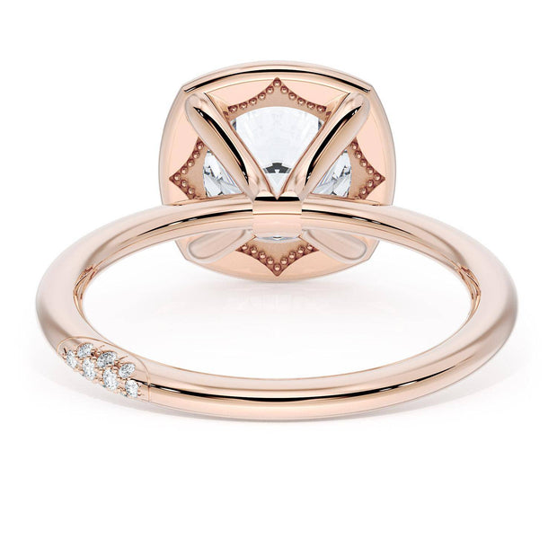 Cushion Solitaire Engagement Ring