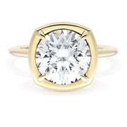 Cushion Solitaire Engagement Ring