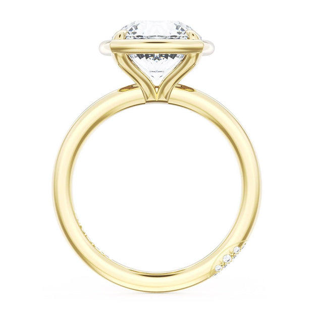 Cushion Solitaire Engagement Ring