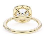 Cushion Solitaire Engagement Ring