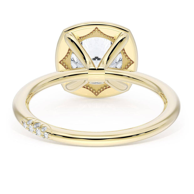Cushion Solitaire Engagement Ring