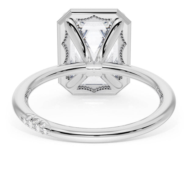 Emerald Solitaire Engagement Ring