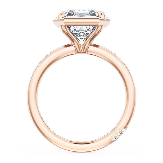 Emerald Solitaire Engagement Ring