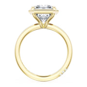 Emerald Solitaire Engagement Ring