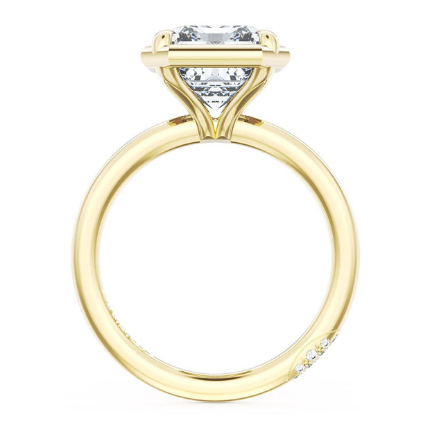 Emerald Solitaire Engagement Ring