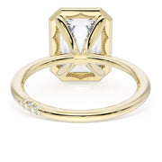 Emerald Solitaire Engagement Ring
