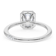 Emerald Solitaire Engagement Ring