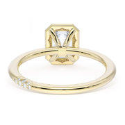 Emerald Solitaire Engagement Ring