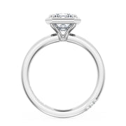Emerald Solitaire Engagement Ring