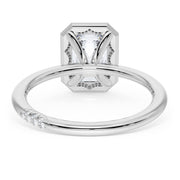 Emerald Solitaire Engagement Ring