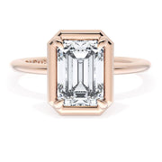 Emerald Solitaire Engagement Ring