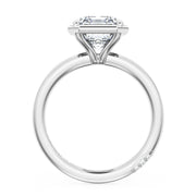 Emerald Solitaire Engagement Ring
