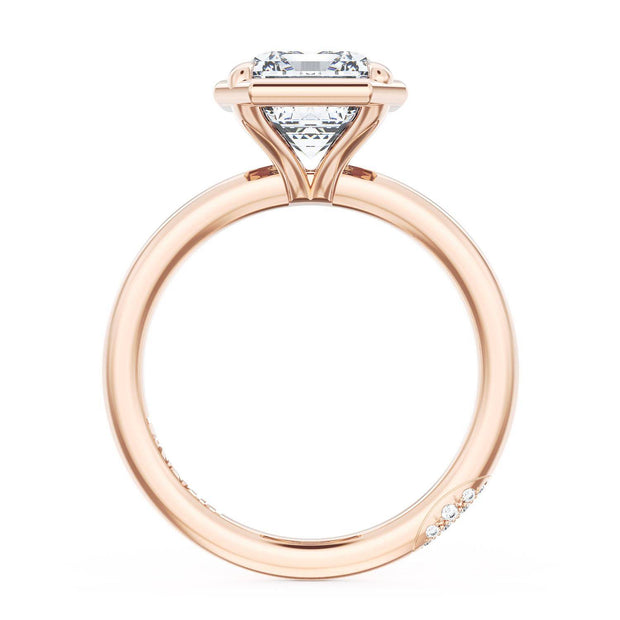 Emerald Solitaire Engagement Ring