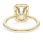 Emerald Solitaire Engagement Ring