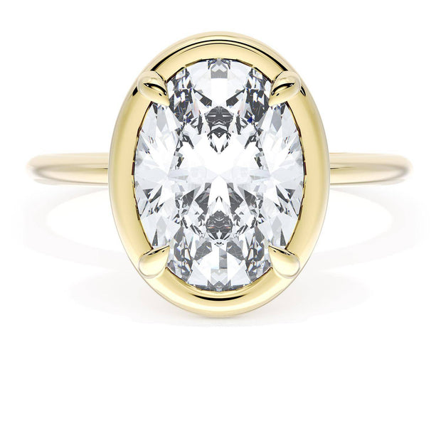 Oval Solitaire Engagement Ring