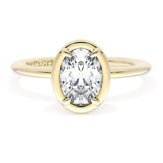 Oval Solitaire Engagement Ring