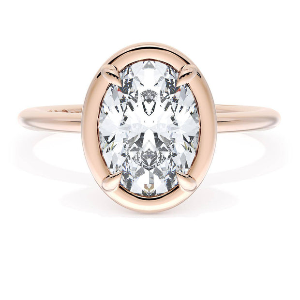 Oval Solitaire Engagement Ring