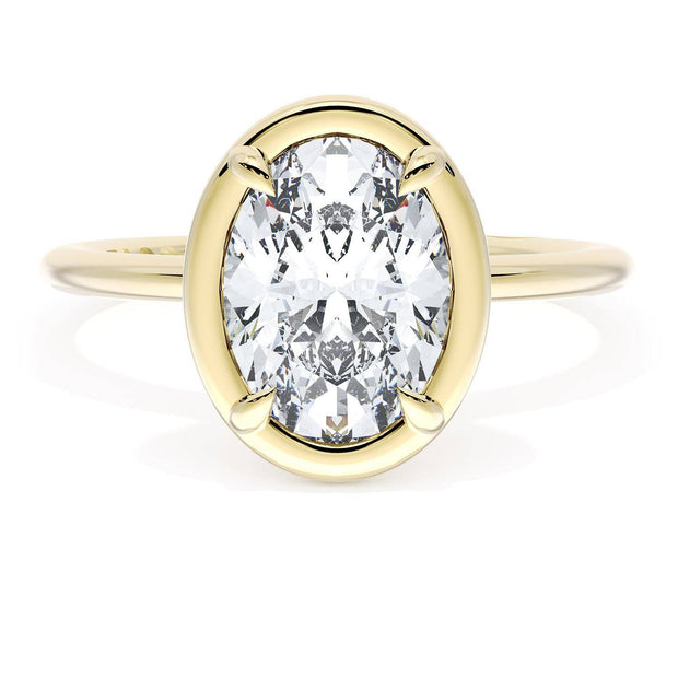Oval Solitaire Engagement Ring