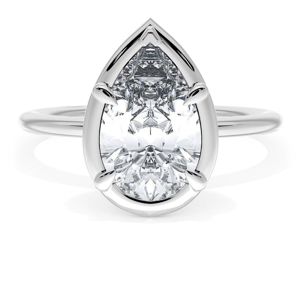 Pear Solitaire Engagement Ring