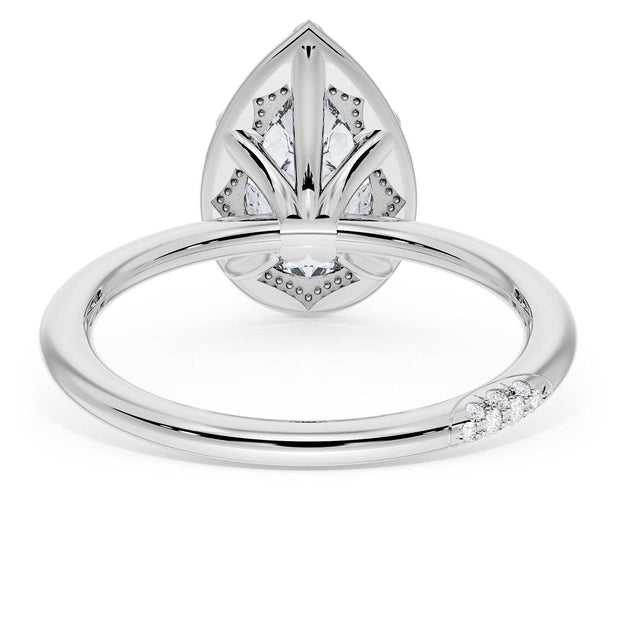 Pear Solitaire Engagement Ring