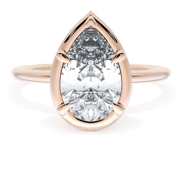 Pear Solitaire Engagement Ring