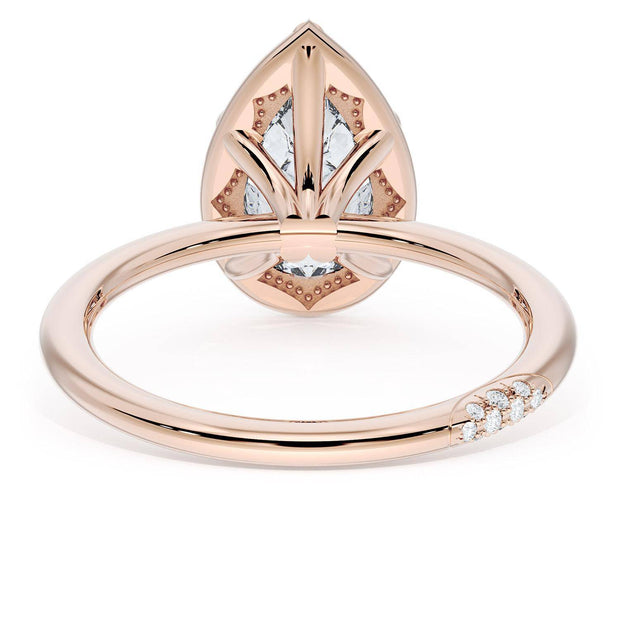 Pear Solitaire Engagement Ring