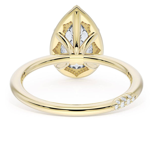 Pear Solitaire Engagement Ring