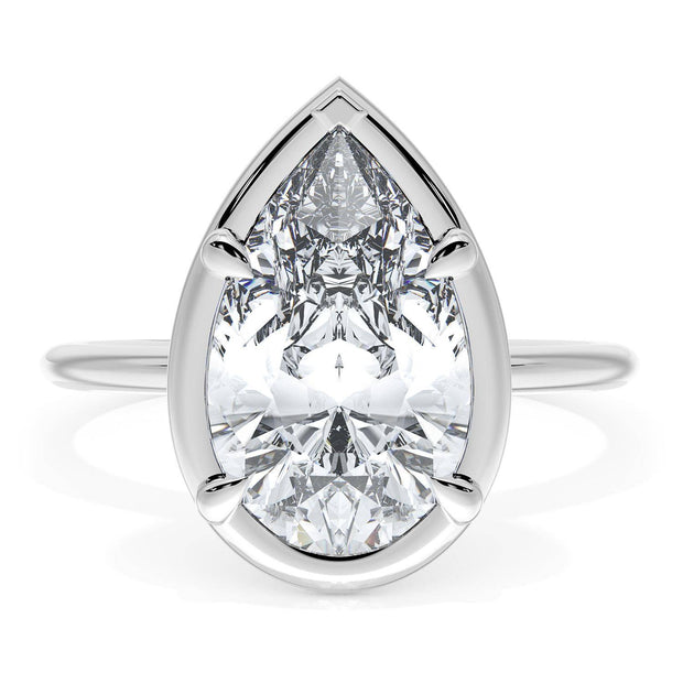 Pear Solitaire Engagement Ring