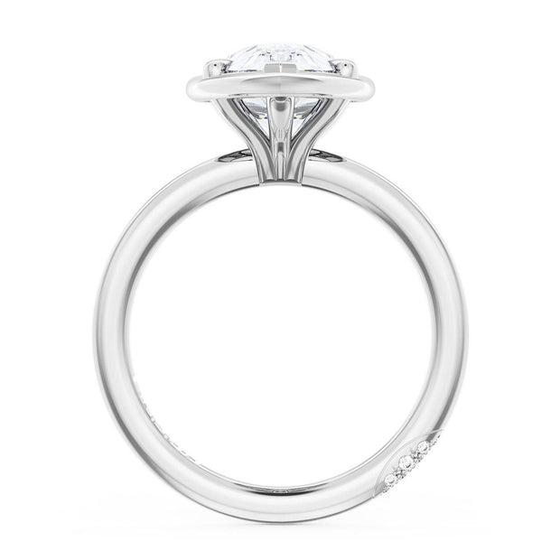 Pear Solitaire Engagement Ring