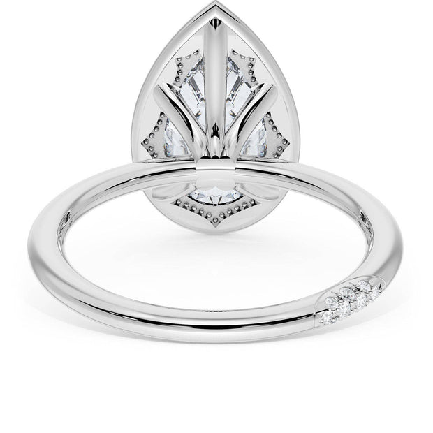 Pear Solitaire Engagement Ring
