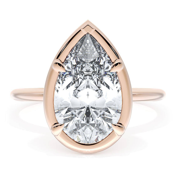 Pear Solitaire Engagement Ring
