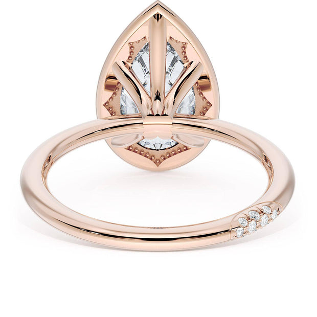 Pear Solitaire Engagement Ring