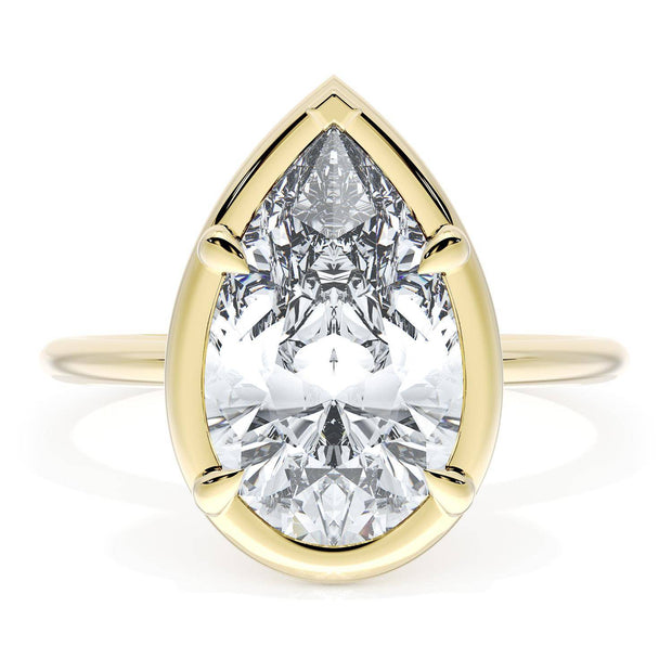 Pear Solitaire Engagement Ring
