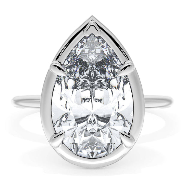 Pear Solitaire Engagement Ring