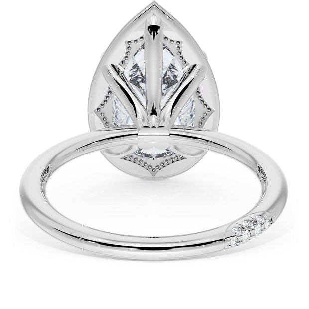 Pear Solitaire Engagement Ring