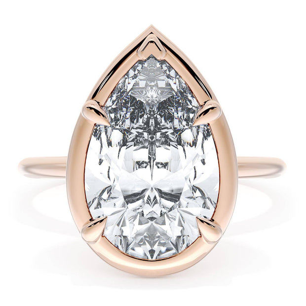 Pear Solitaire Engagement Ring