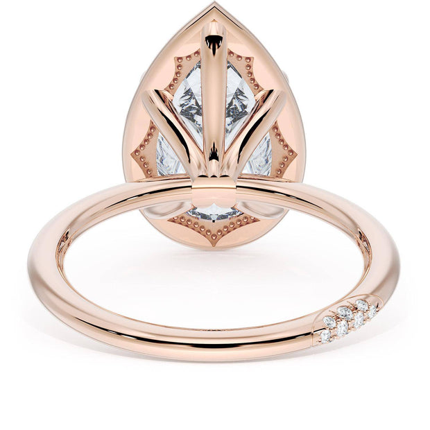 Pear Solitaire Engagement Ring