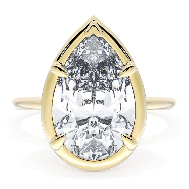 Pear Solitaire Engagement Ring