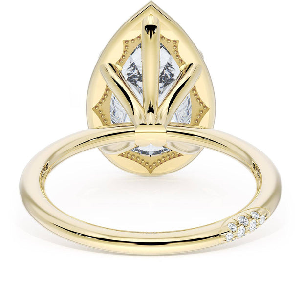 Pear Solitaire Engagement Ring