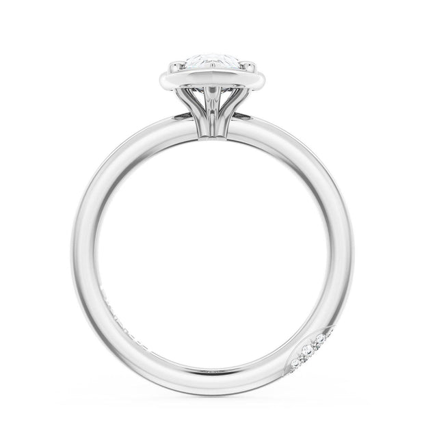 Pear Solitaire Engagement Ring