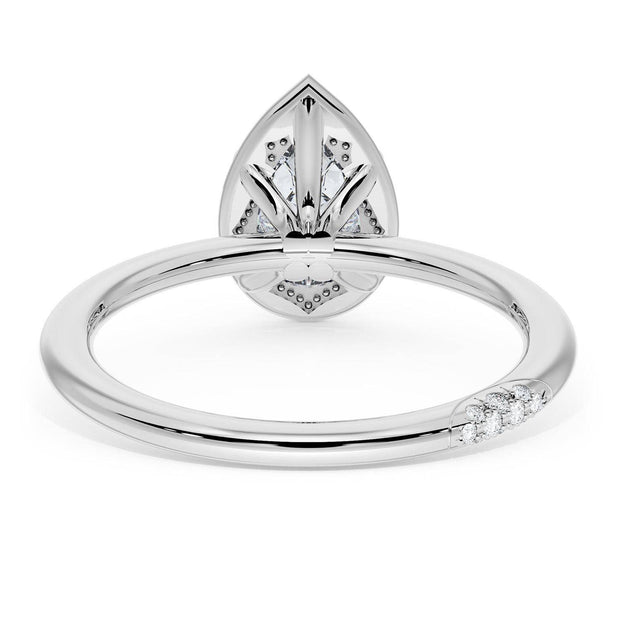 Pear Solitaire Engagement Ring