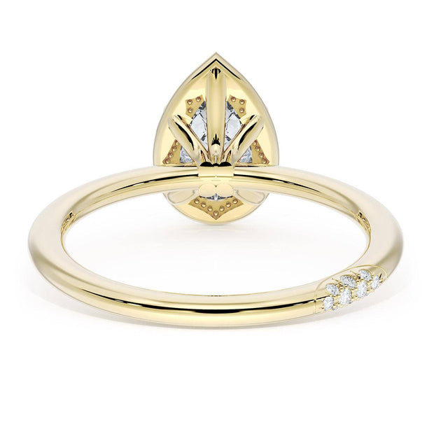 Pear Solitaire Engagement Ring